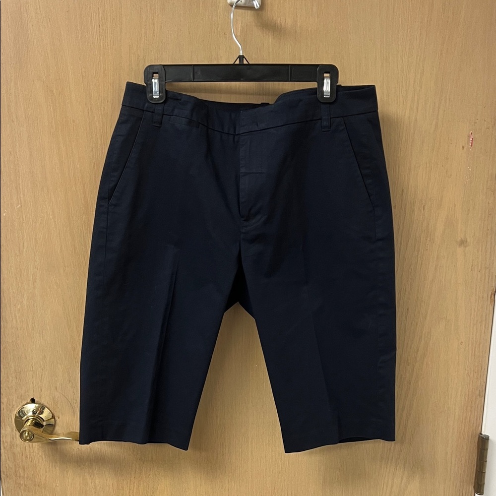 Vince Women's Navy Flat Front Shorts